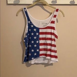 American Flag/ 4th of July Tank